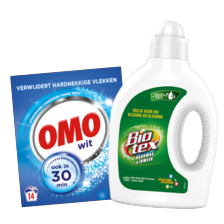 Omo of Biotex wasmiddel